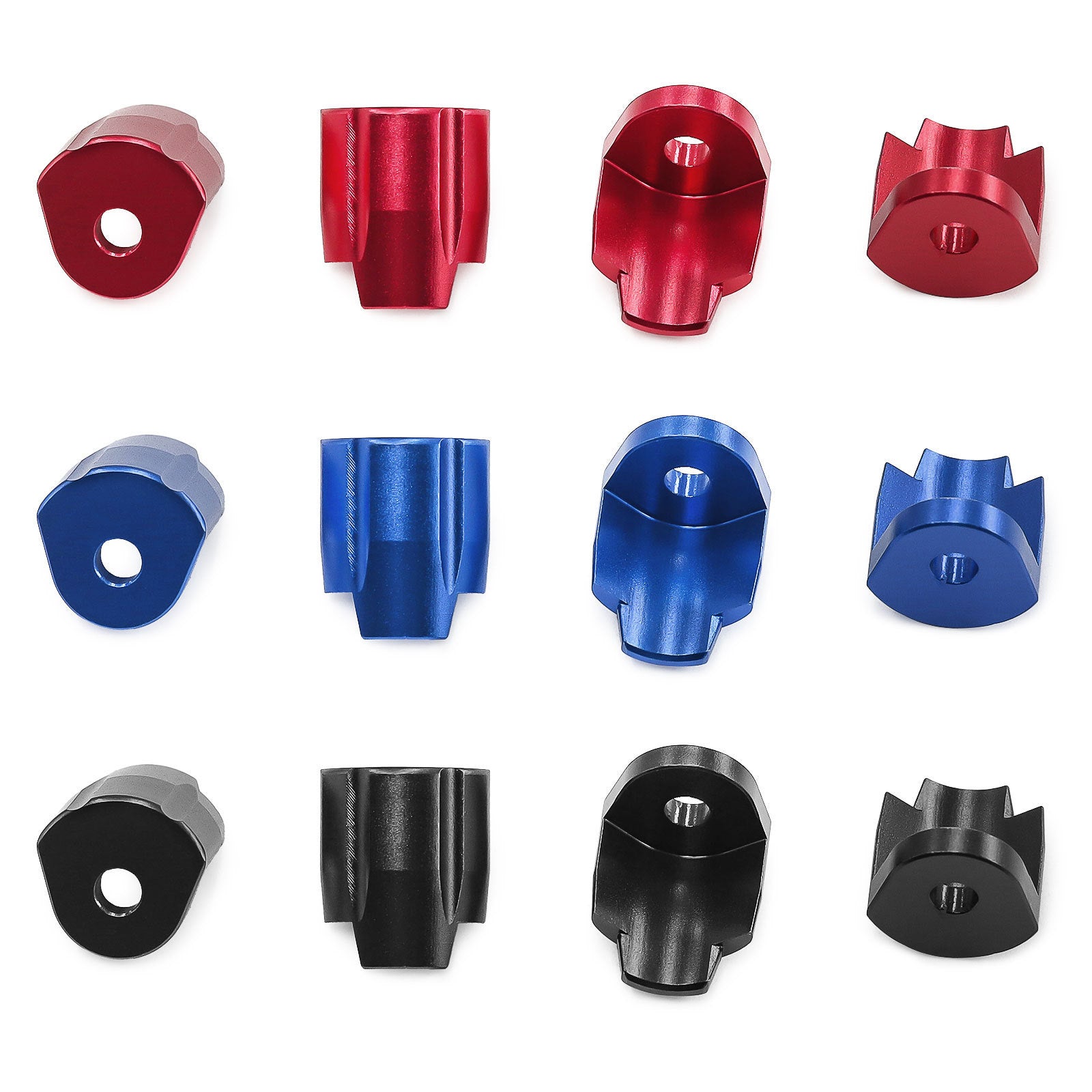 ARRMA 1/14 Mojave & 1/18 Typhon Granite GROM Aluminum Shock Caps W216 - Durable Upgrade Parts for RC Car Off-Road Racing & Bashing
