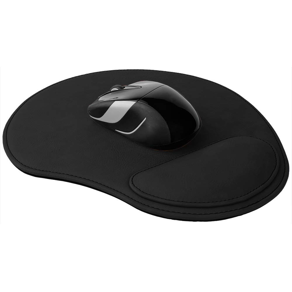 Custom LaserGram Mouse Pad with Freemason Symbol - Personalized Engraving Included (Black) - Perfect for Gaming, Office & Secret Society Enthusiasts
