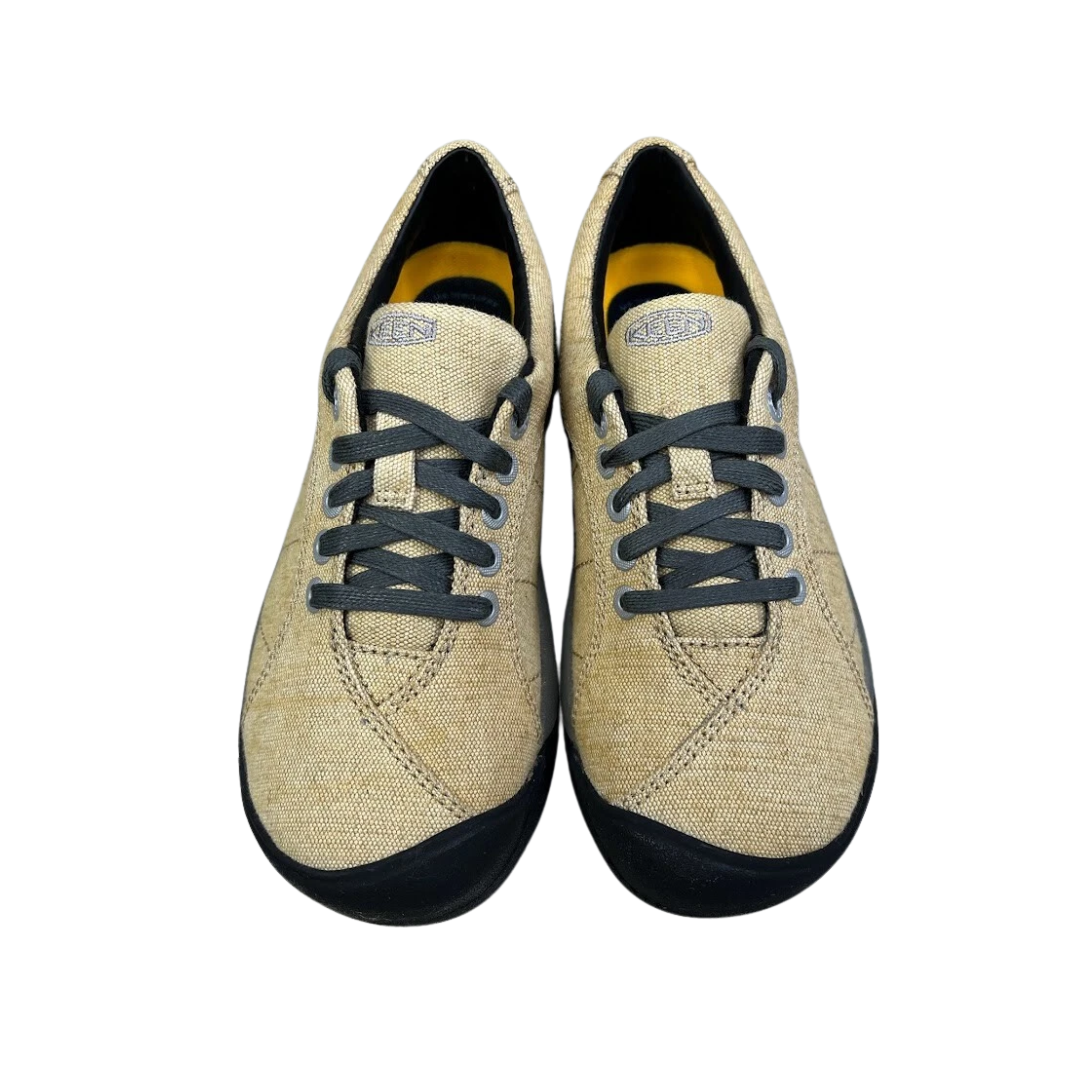 Women's Presidio Canvas Shoes Taupe Color Regular Width - Comfortable Casual Sneakers for Walking, Travel & Everyday Wear
