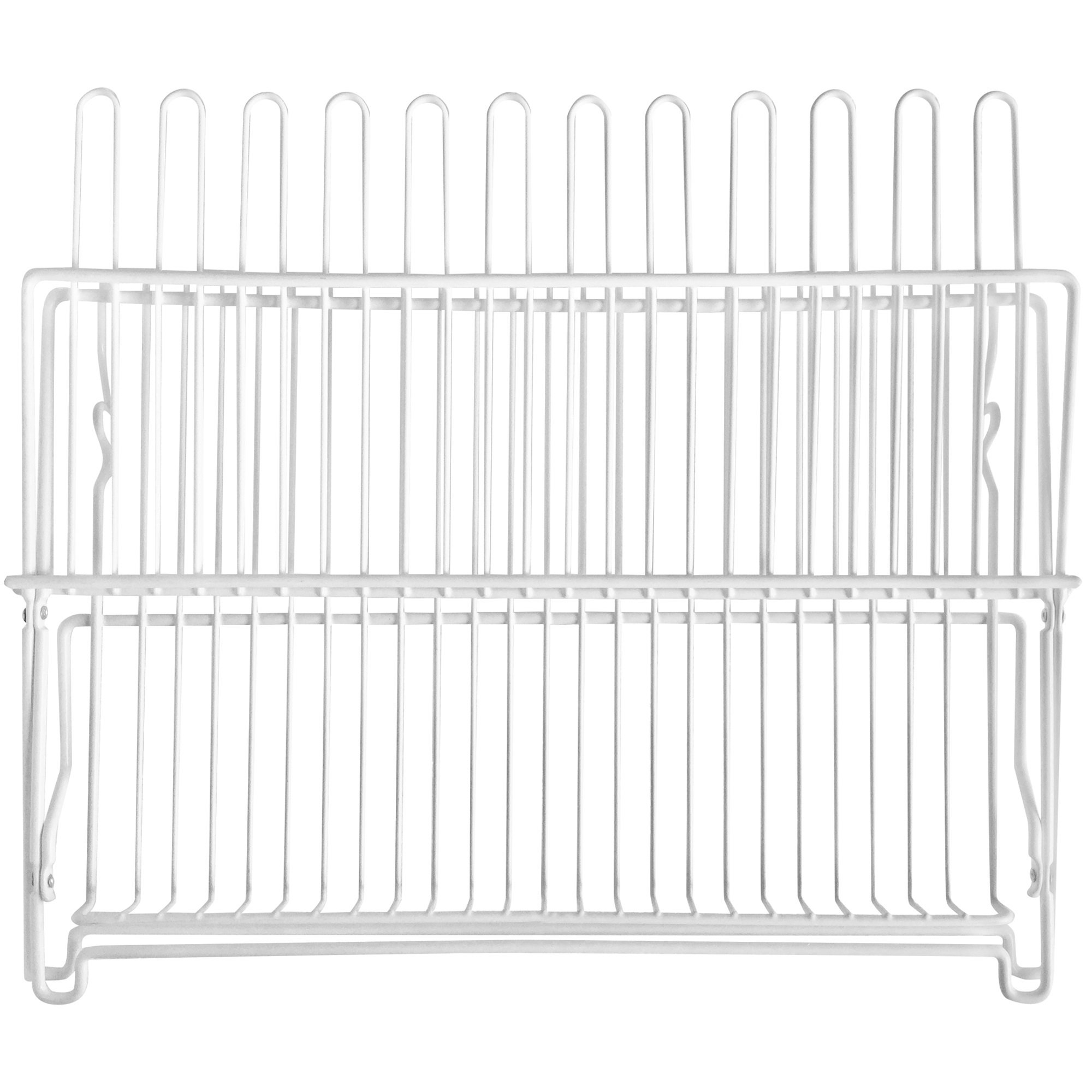 Better Houseware Large Folding Dish Drying Rack - Space Saving Kitchen Counter Organizer with Extra Drying Space - Perfect for Small Kitchens, Apartments & RV Use