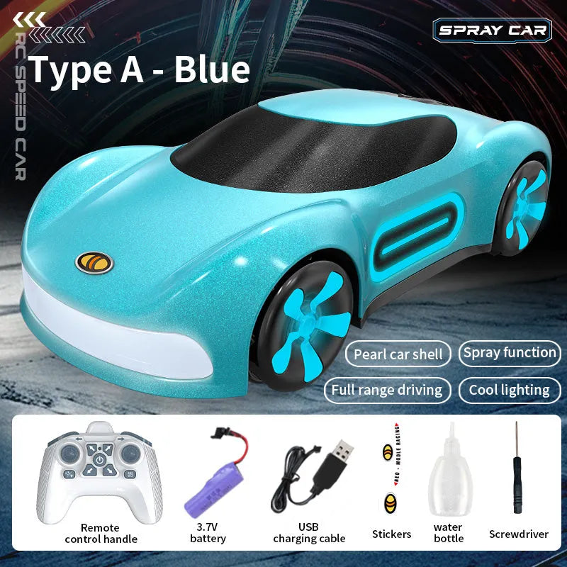 JJRC Q206 2.4GHz RC Car - Futuristic Concept Remote Control Vehicle with LED Lights & Music Play, Ready-to-Run (RTR) - Perfect for Indoor Racing, Kids Birthday Gifts & STEM Learning Toys