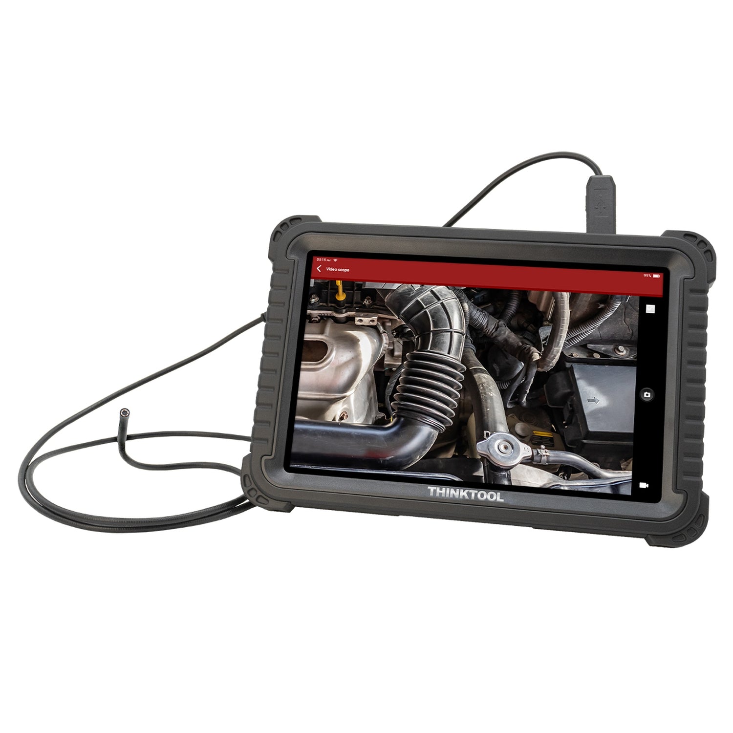 60 Inch USB Automotive Inspection Camera with LED Light - Flexible Borescope for Engine, Pipe & HVAC Diagnostics - Waterproof Endoscope for Mechanics & DIY Repairs