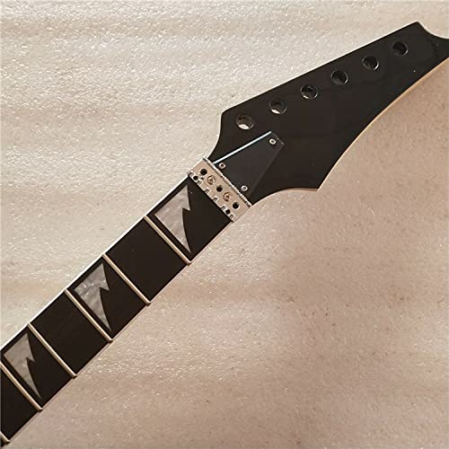 YAFEN Maple Guitar Neck - 24 Fret Locking Nut Electric Guitar Replacement Neck for DIY Guitar Building & Repair | Perfect for Electric Guitar Upgrades, Custom Builds, and Professional Repairs