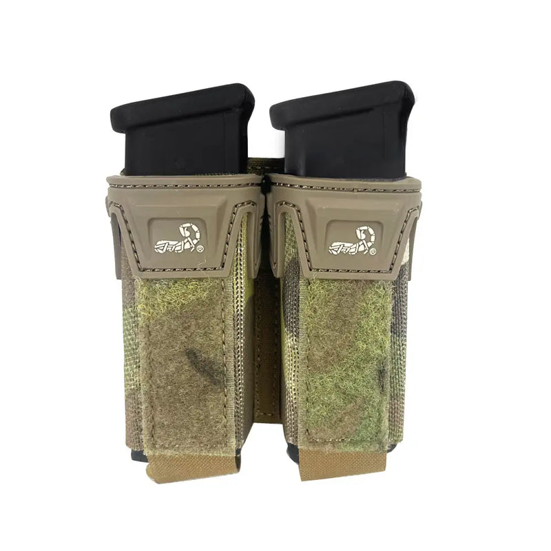 Agilite Pincer Pistol Double Magazine Pouch - Tactical MOLLE-Compatible Holster for Pistol Magazines | Range, Duty & Outdoor Use