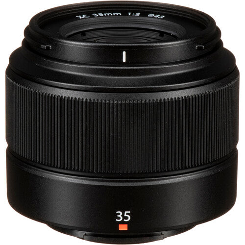 FUJIFILM XC 35mm f/2 Prime Lens for X-Mount Cameras - Black | Perfect for Portrait, Street & Low-Light Photography