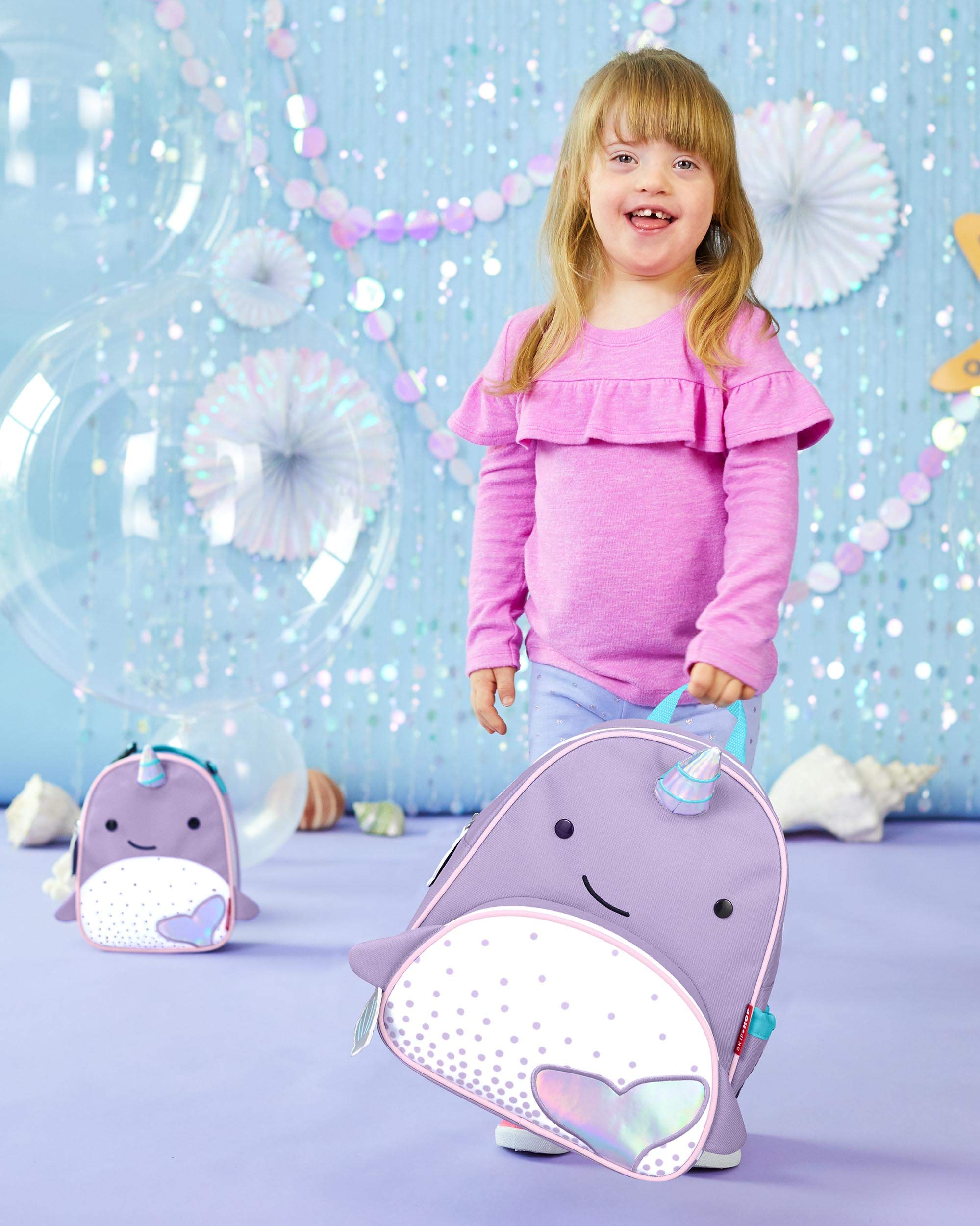 Skip Hop Zoo Little Kid Backpack - Cute Animal-Themed Backpack for Toddlers & Preschoolers - Perfect for School, Daycare, Travel & Outdoor Adventures