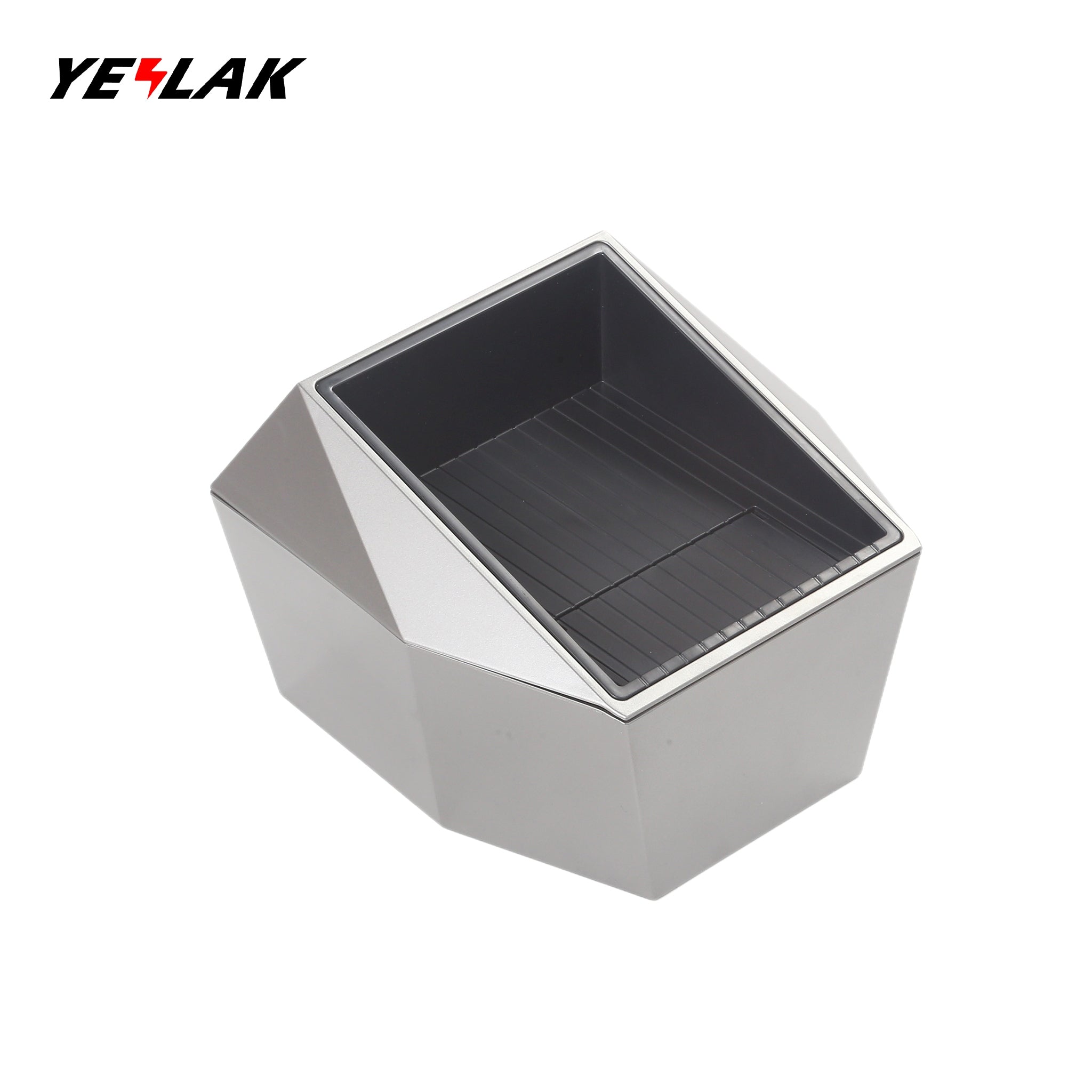 Premium Tesla Model Y Rear Center Console Organizer - Cybertruck Style Storage Box for Car Accessories | Perfect for Road Trips & Family Travel Organization
