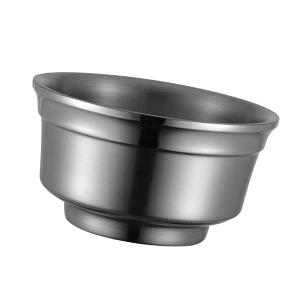 DOITOOL Double-Layer Stainless Steel Rice Bowl - Heat Resistant Porridge & Soup Bowl for Kitchen, Dining, Camping & Travel - BPA Free Food Safe Serving Dish
