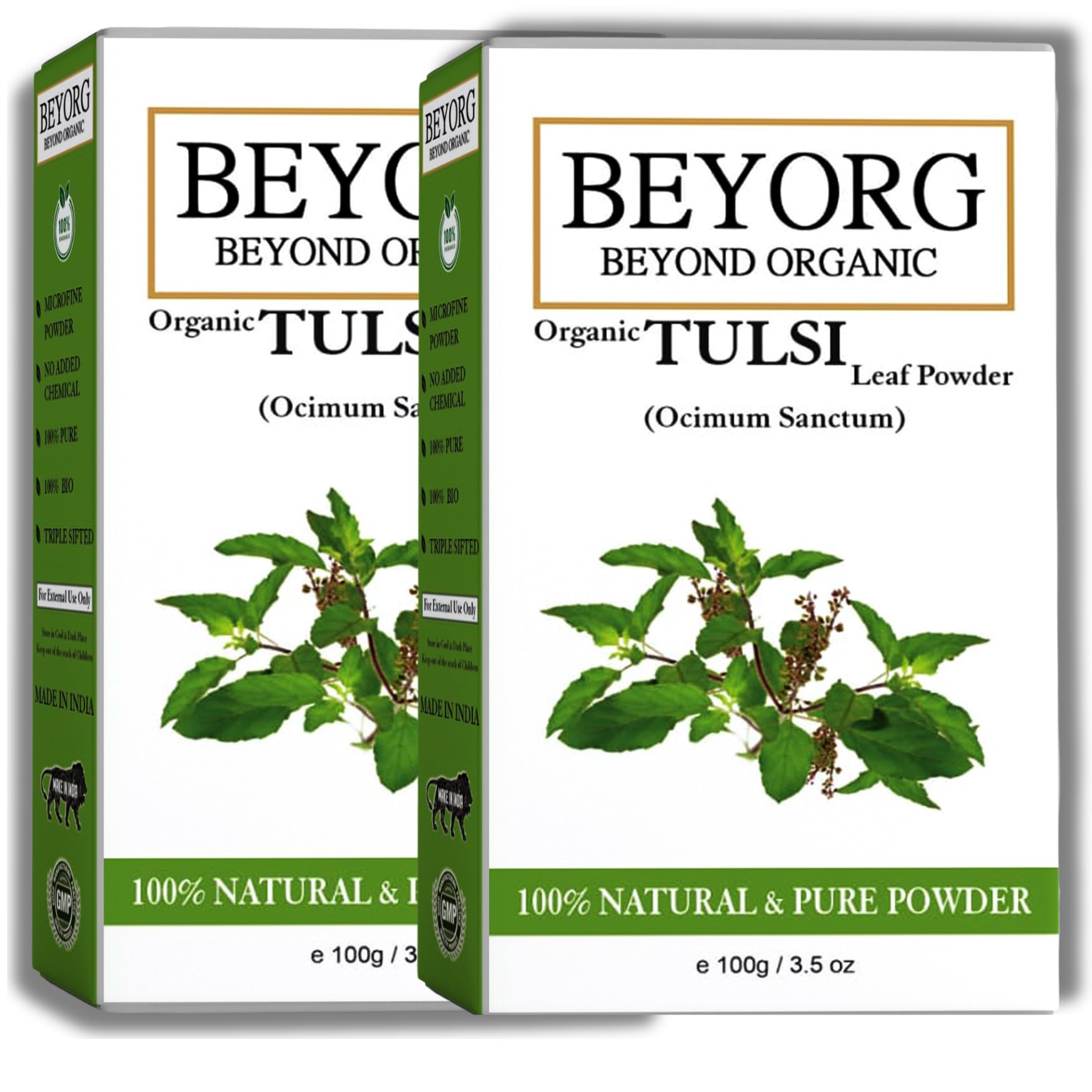 Organic Tulsi Powder for Skin & Hair Care | 100% Pure Holy Basil Leaves Powder (200g) | Ayurvedic Face Mask, Hair Growth Treatment & Stress Relief | Natural Beauty & Wellness Solution