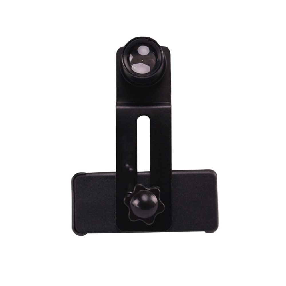 12.5X Magnification Microscope Phone Adapter - Universal Metal Smartphone Holder for 23.2mm Microscope Tubes | Perfect for Science Labs, Biology Studies & Microphotography