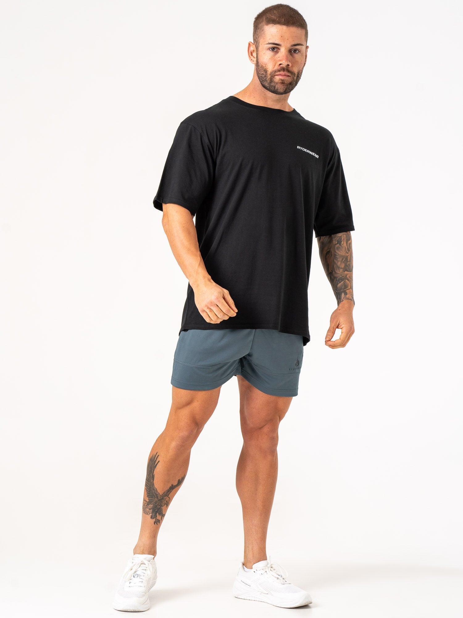 Energy Oversized T-Shirt for Men & Women - Black | Comfortable Loose Fit Cotton Tee for Casual Wear, Street Style & Loungewear