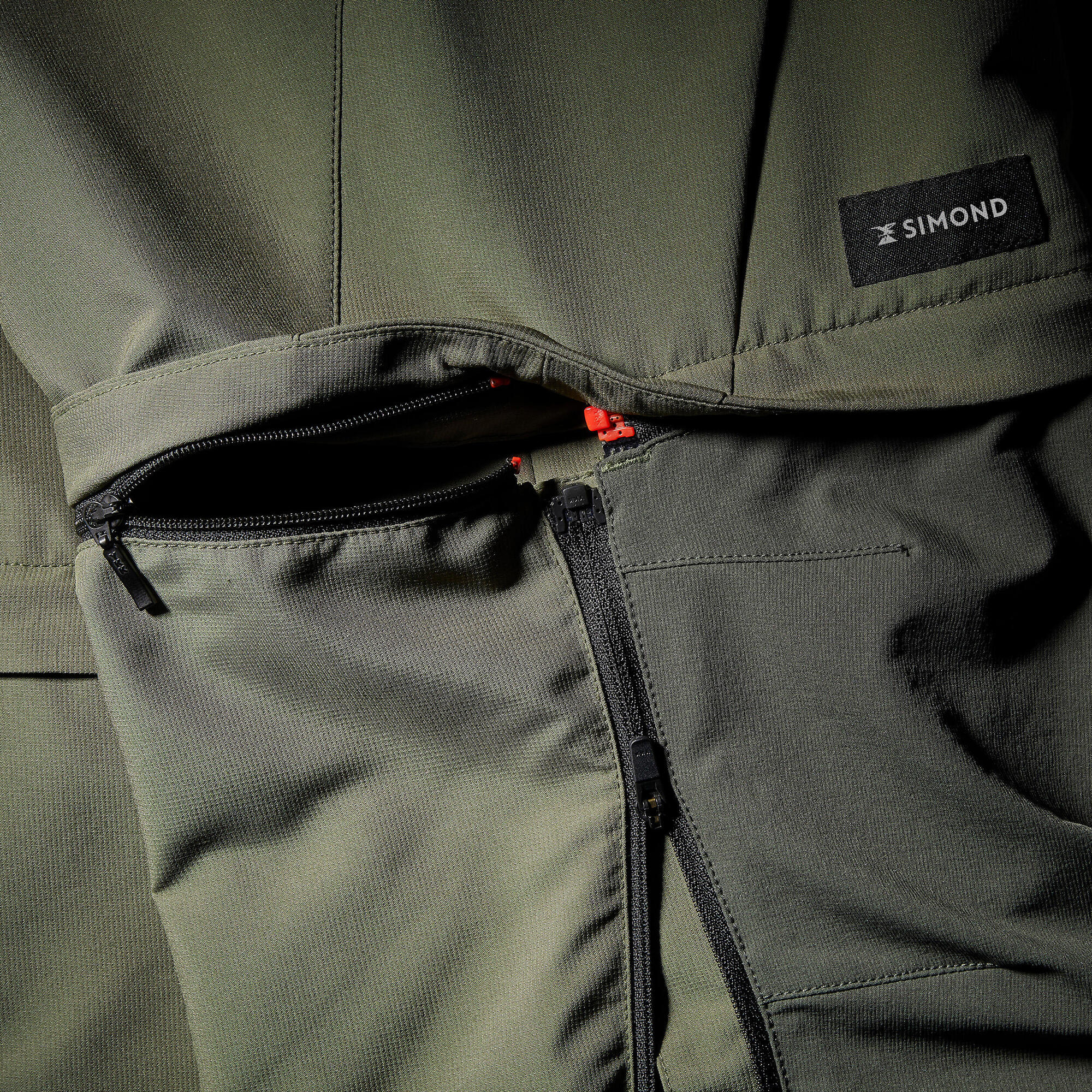 Simond Forclaz Men's MT500 2-in-1 Convertible Hiking Pants - Zip-Off Outdoor Trekking Trousers for Hiking, Camping & Travel Adventures