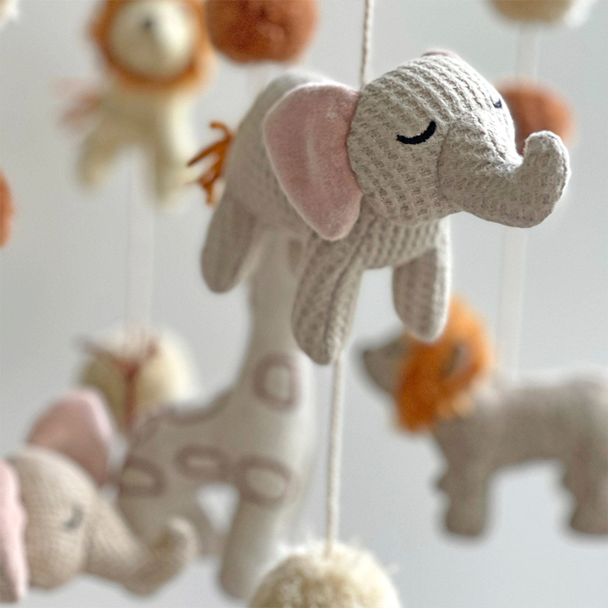 Hanging Crane Baby Mobile - Handmade Nursery Decor for Newborns & Baby Showers | Perfect for Cribs, Playrooms & Nursery Wall Decor