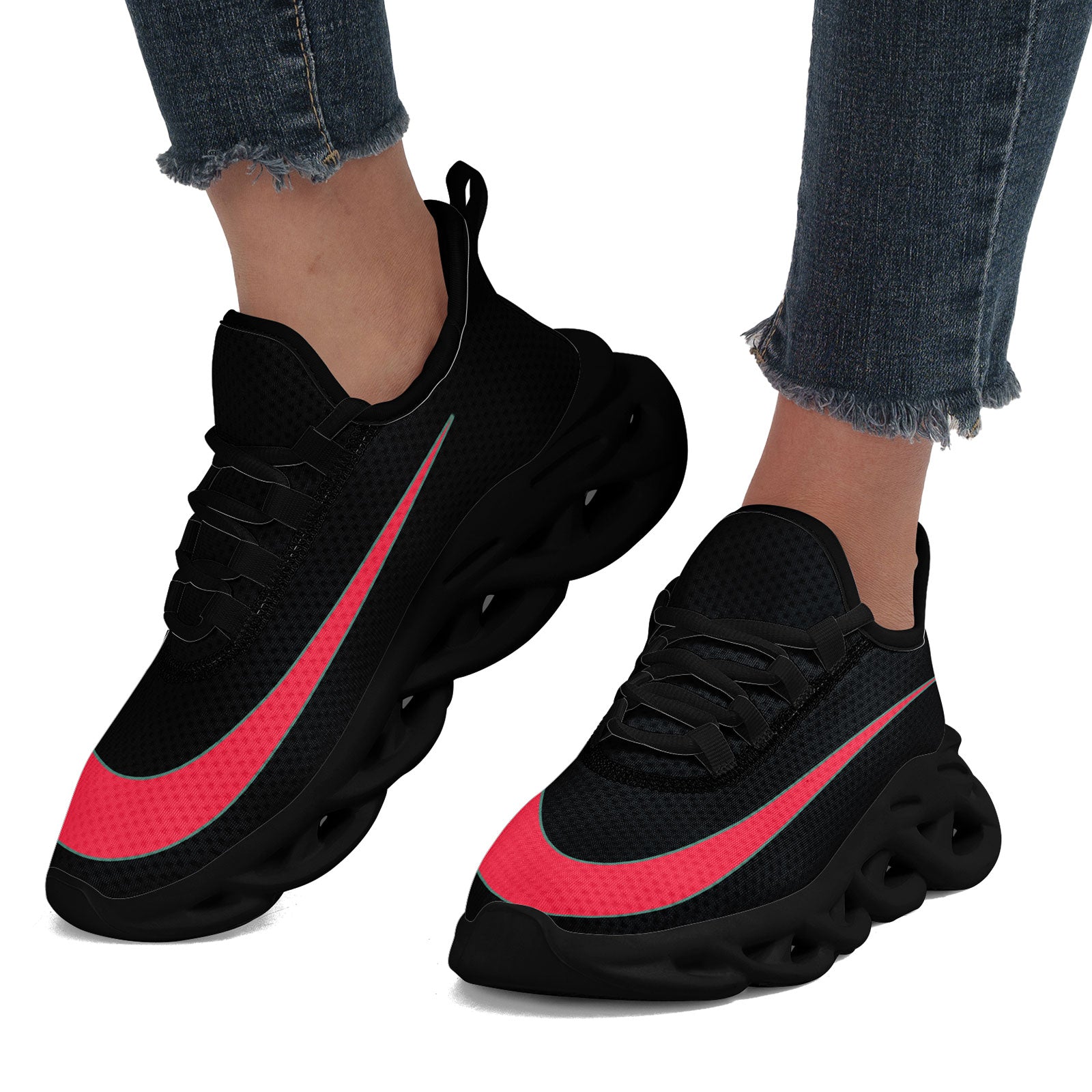 Custom Maxsoul Personalized Sneakers - Breathable Lightweight Running Shoes for Men & Women | Perfect for Gym Workouts, Jogging & Casual Wear (Model FN003 E020109)
