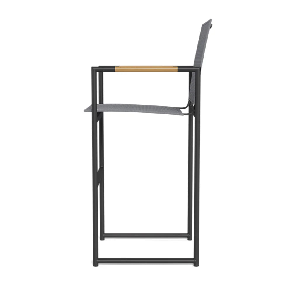 Premium Aluminum Outdoor Bar Stool - Lightweight & Weather-Resistant Patio Furniture for Backyard, Poolside & Garden Use