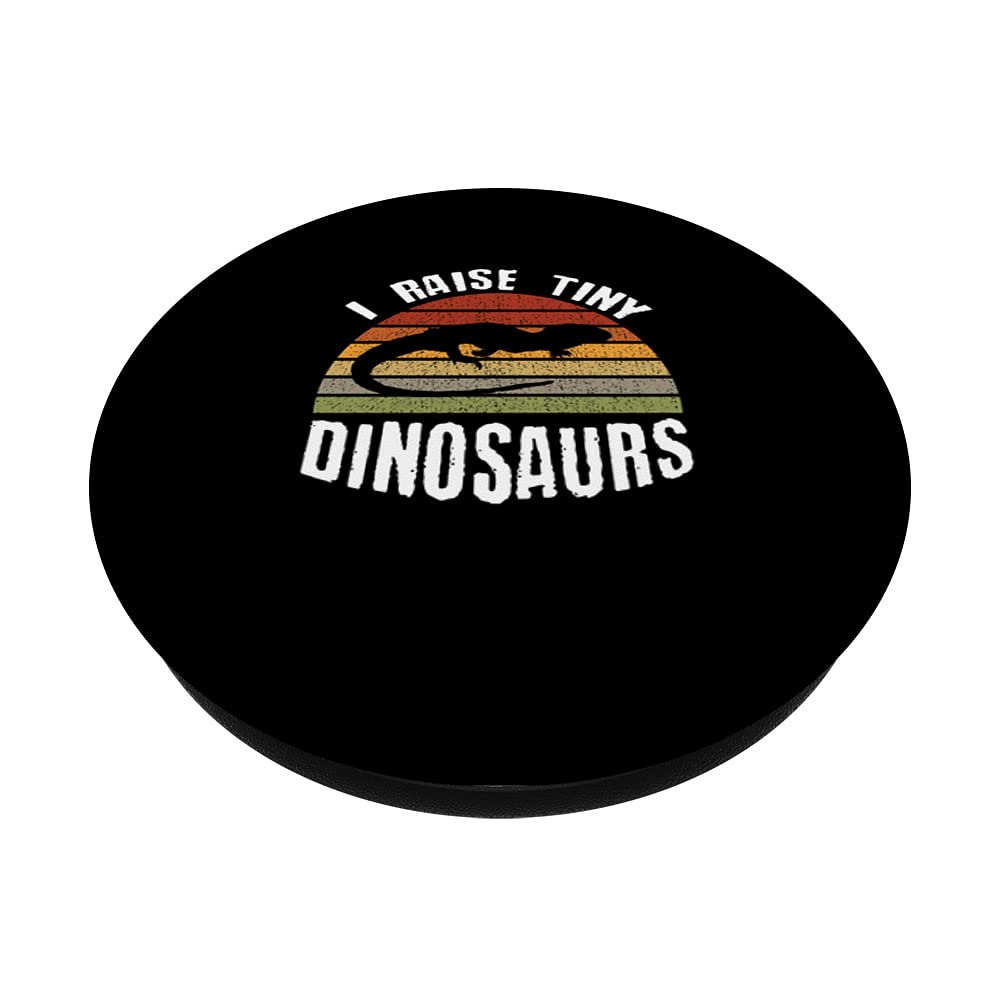 Funny Red Ackie Spiny-Tailed Monitor Lizard PopSocket - Swappable PopGrip for Reptile Lovers | Perfect Gift for Pet Owners & Herp Enthusiasts | Use on Phones, Tablets & Laptops
