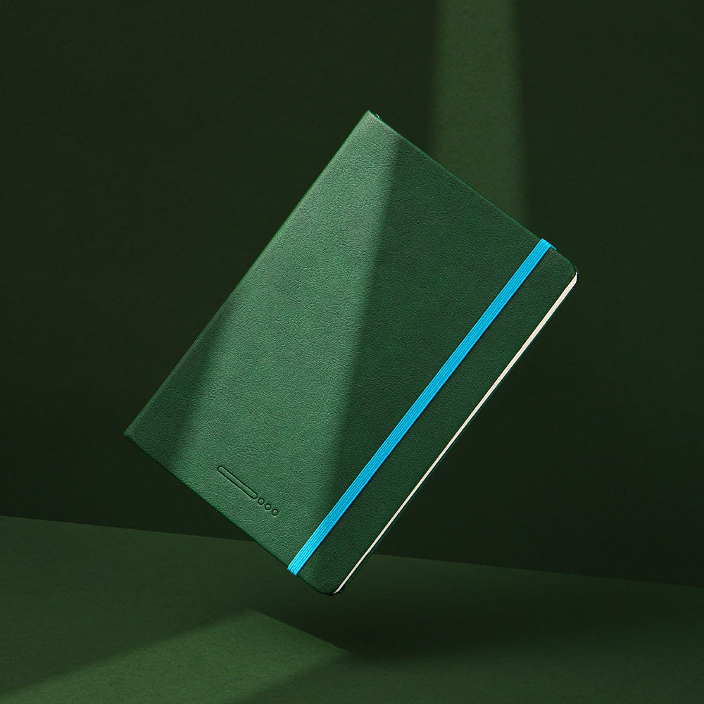 Endless Recorder Notebook A5 - Eco-Friendly Forest Green Journal for Writing, Sketching & Note Taking - Perfect for Students, Artists & Professionals