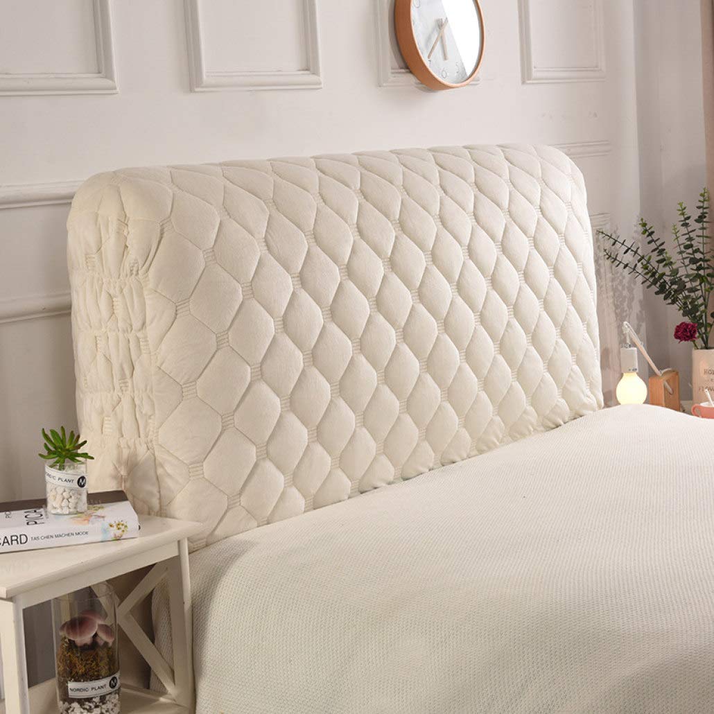 Queen Size Quilted Headboard Cover - Super Soft Plush Slipcover, Washable & Anti-Dirty Headboard Protector in Light Blue | Perfect for Bedroom Decor & Home Styling