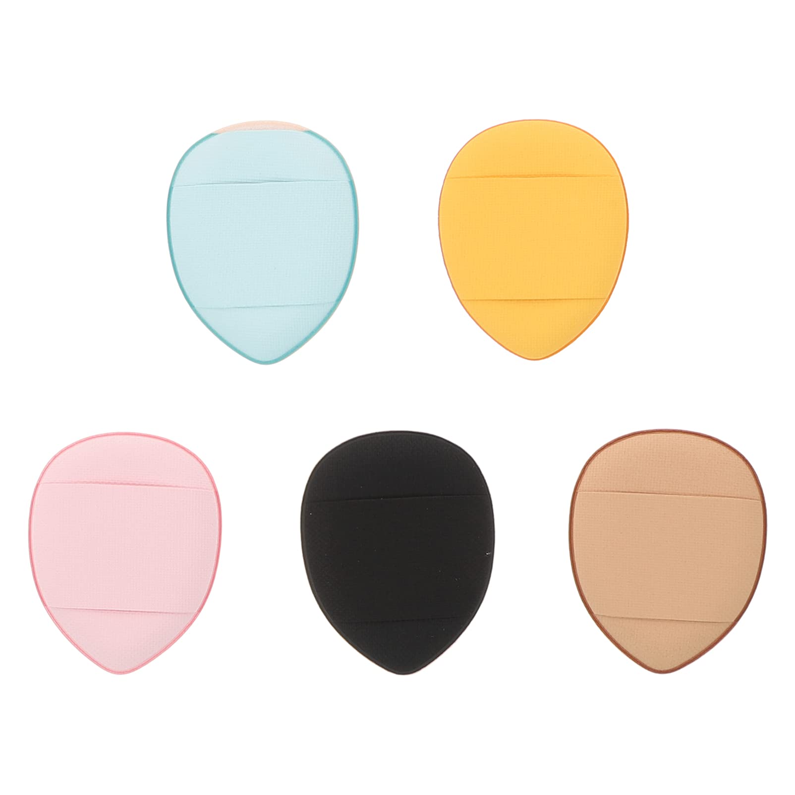 FRCOLOR 2 Sets 5pcs Makeup Sponges - Egg & Wedge Shape Blending Sponge for Foundation, Concealer & Powder | Hydrophilic Polyurethane Beauty Sponge Puffs | Perfect for Daily Makeup, Travel & Professional Use