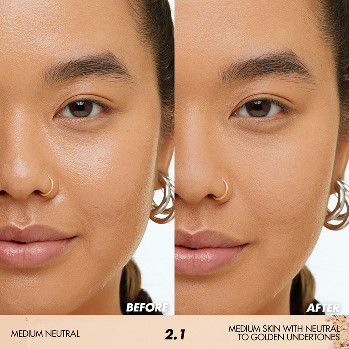 2.1 Medium Neutral HD Skin Setting Powder - Oil Control & Matte Finish for Flawless Makeup | Perfect for Daily Wear, Photography & Special Occasions
