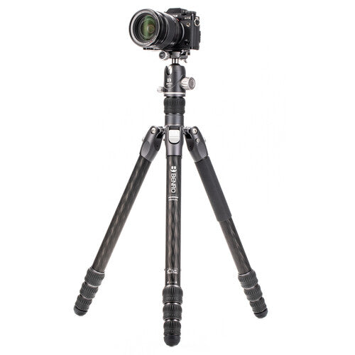 Benro Rhino Three Series Carbon Fiber Tripod - Lightweight & Sturdy for Travel, Photography & Videography - Perfect for Outdoor Adventures, Hiking & Professional Shoots