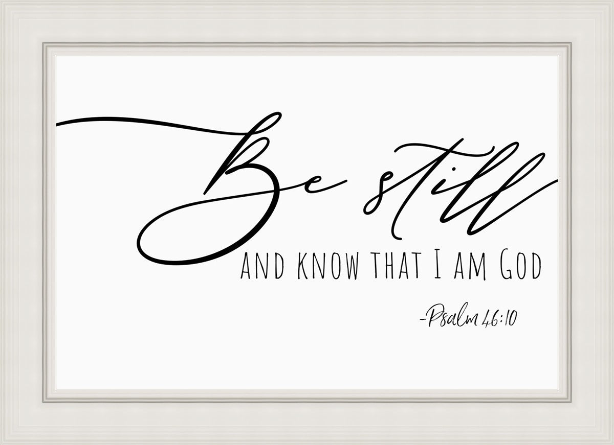 Be Still By Paige Tilly - Inspirational Wall Art Decor for Home & Office - Perfect for Living Room, Bedroom or Gift Giving