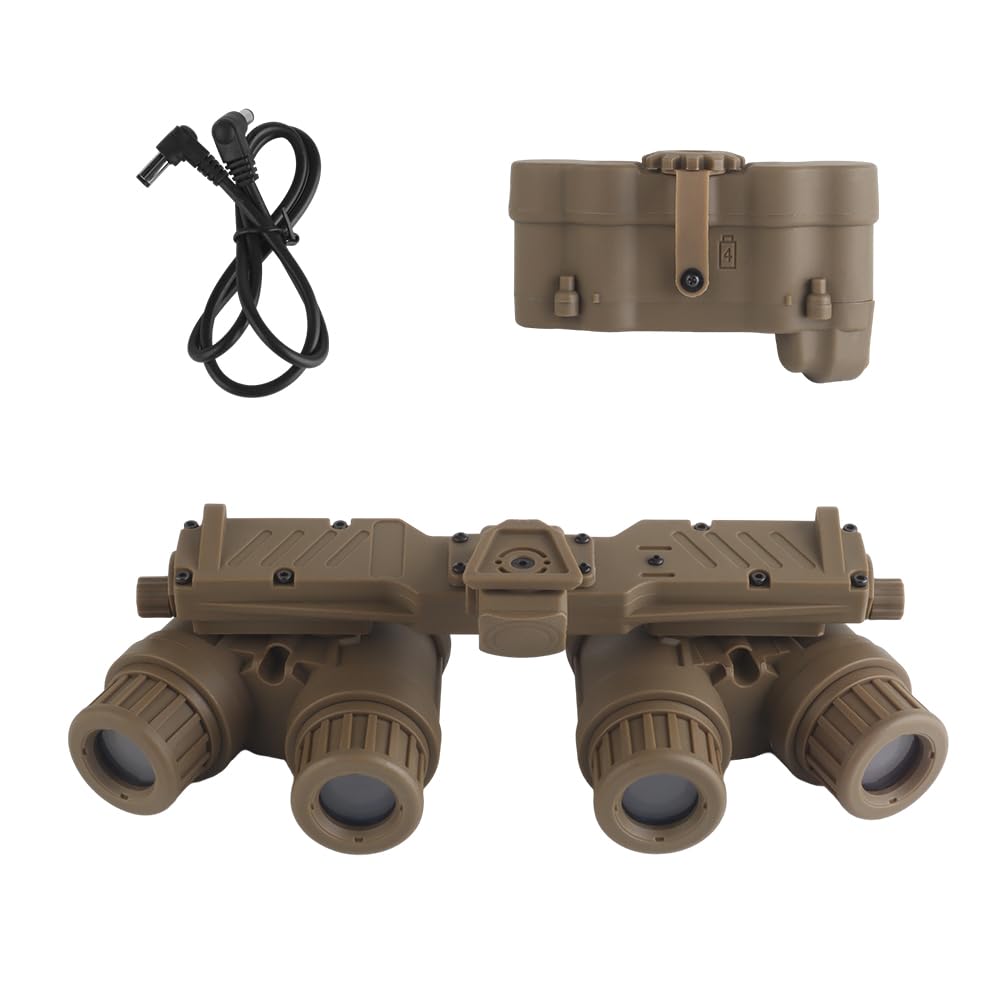 Airsoft Tactical GPNVG-18 Night Vision Goggles - Non-Functional Dummy NVG Binoculars for Military Cosplay, Tactical Gear Display & Airsoft Props - Perfect for Costume Accessories, Airsoft Games & Tactical Decor