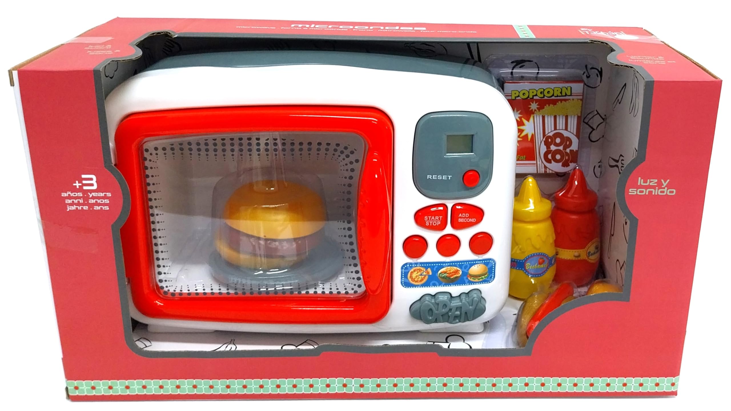 Microwave Little Life (CPA Toy 43689) - Miniature Kitchen Playset for Kids, Pretend Play Toy for Toddlers - Perfect for Home, School & Role-Playing Games