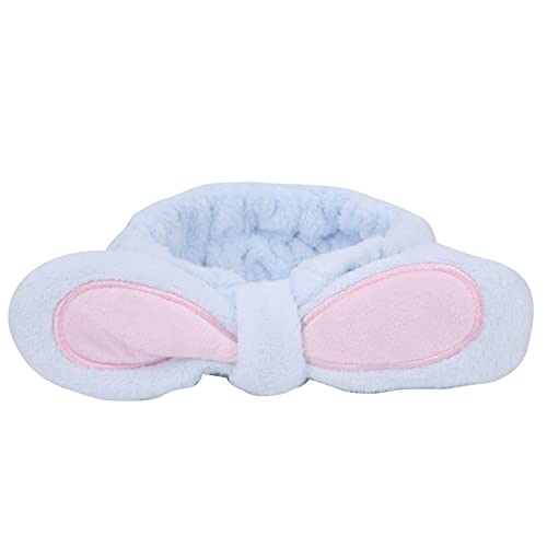Soft & Stretchy Makeup Headband for Women - Reusable Spa & Workout Headband - Sky Blue | Perfect for Skincare, Facials, Gym & Relaxation
