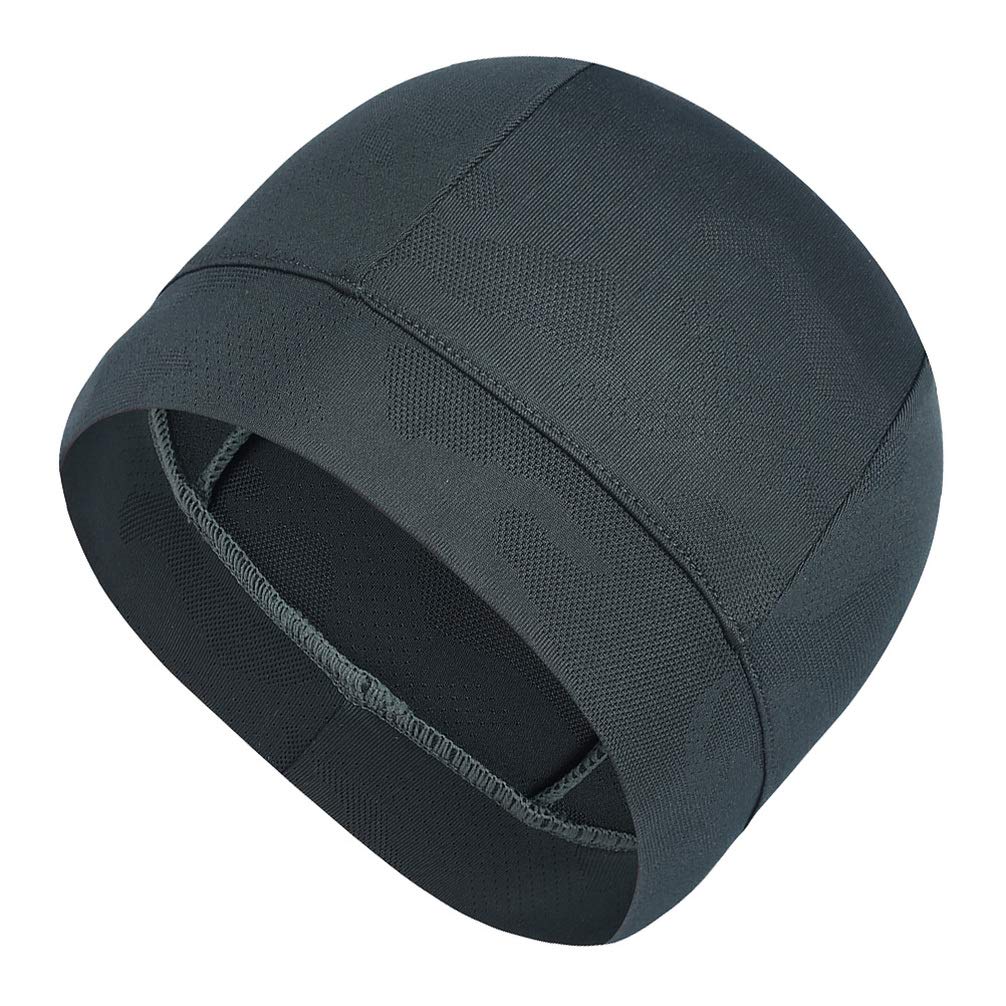 KESYOO Sports Cycling Skull Cap - Breathable Quick-Dry Sweat Wicking Beanie for Men & Women - Lightweight Headgear for Biking, Running, Hiking (Dark Grey) - Perfect for Outdoor Sports & Winter Activities