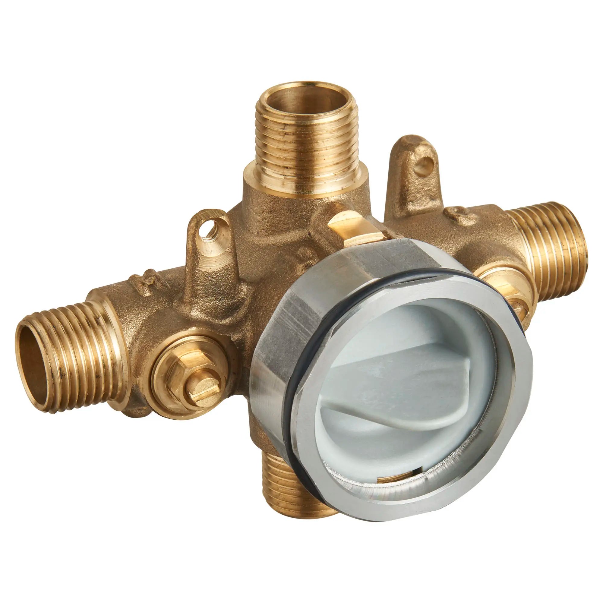 Flash® Universal Shower Rough-In Valve with Inlets/Outlets & Screwdriver Stops - Perfect for Bathroom Remodeling and DIY Plumbing Installations