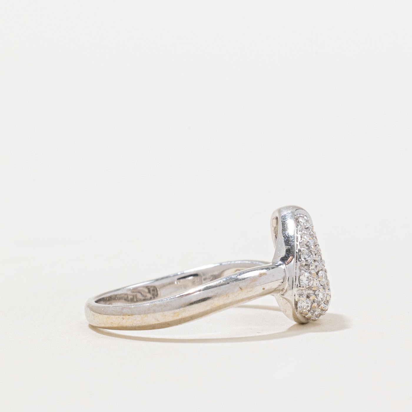 0.20ctw Diamond Swirl Engagement Ring - Size 6.75, Elegant Wedding Band for Women, Perfect for Proposals, Anniversaries & Romantic Occasions