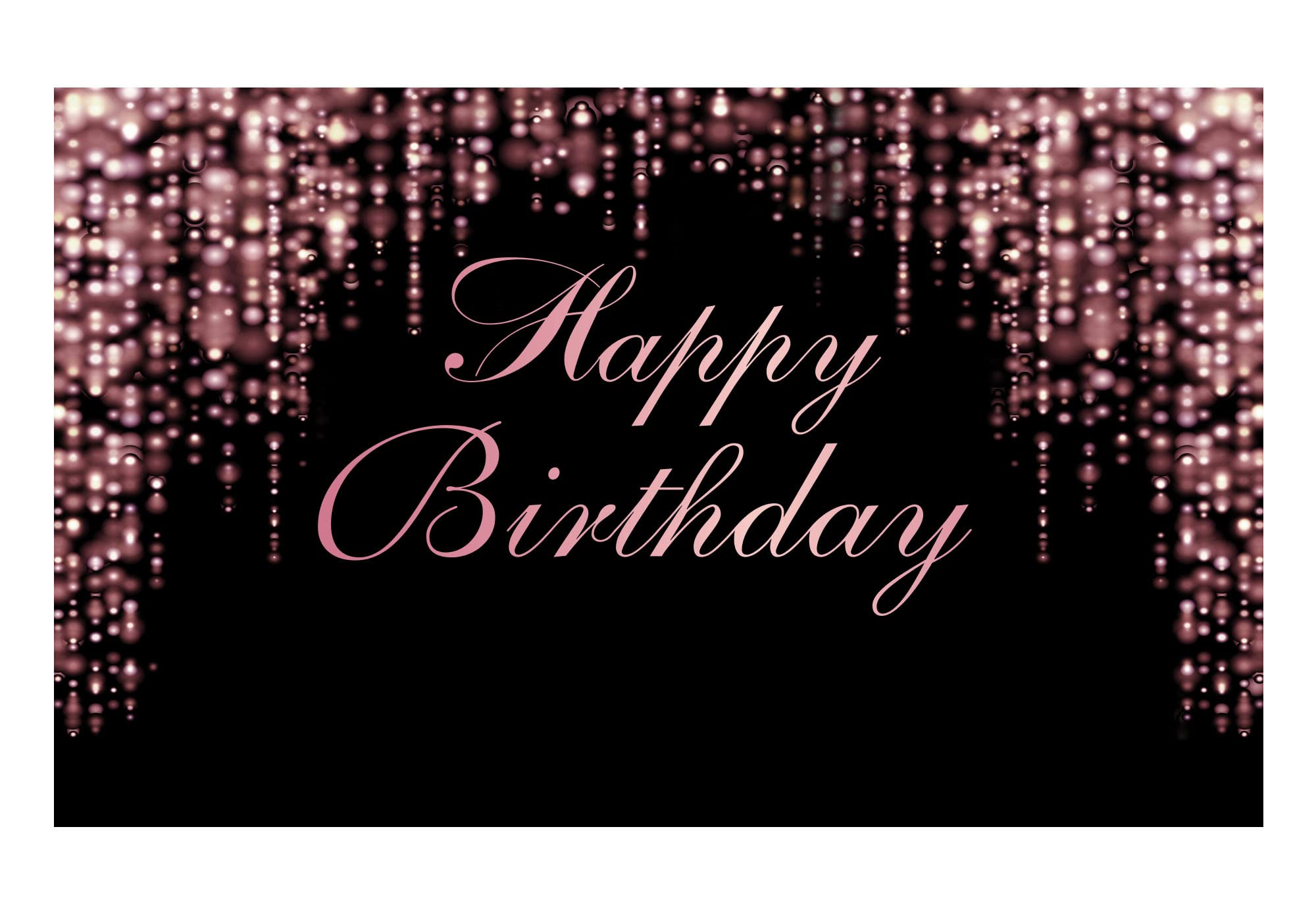 Rose Gold Glitter Sequin Birthday Backdrop - Pink Sparkle Bokeh Photography Background for Girls Party, Baby Shower, Cake Table & Photo Booth Decorations | Perfect for Birthday Celebrations, Baby Showers & Special Events