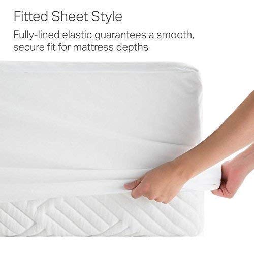 Luxury 800 Thread Count Queen Size Egyptian Cotton Bed Sheets Set - 6 Piece White Stripe Sateen Bedding with 15