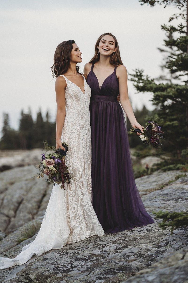 Allure Bridals 9618 Elegant Lace Wedding Gown with Beaded Details - Perfect for Church Ceremonies & Formal Receptions