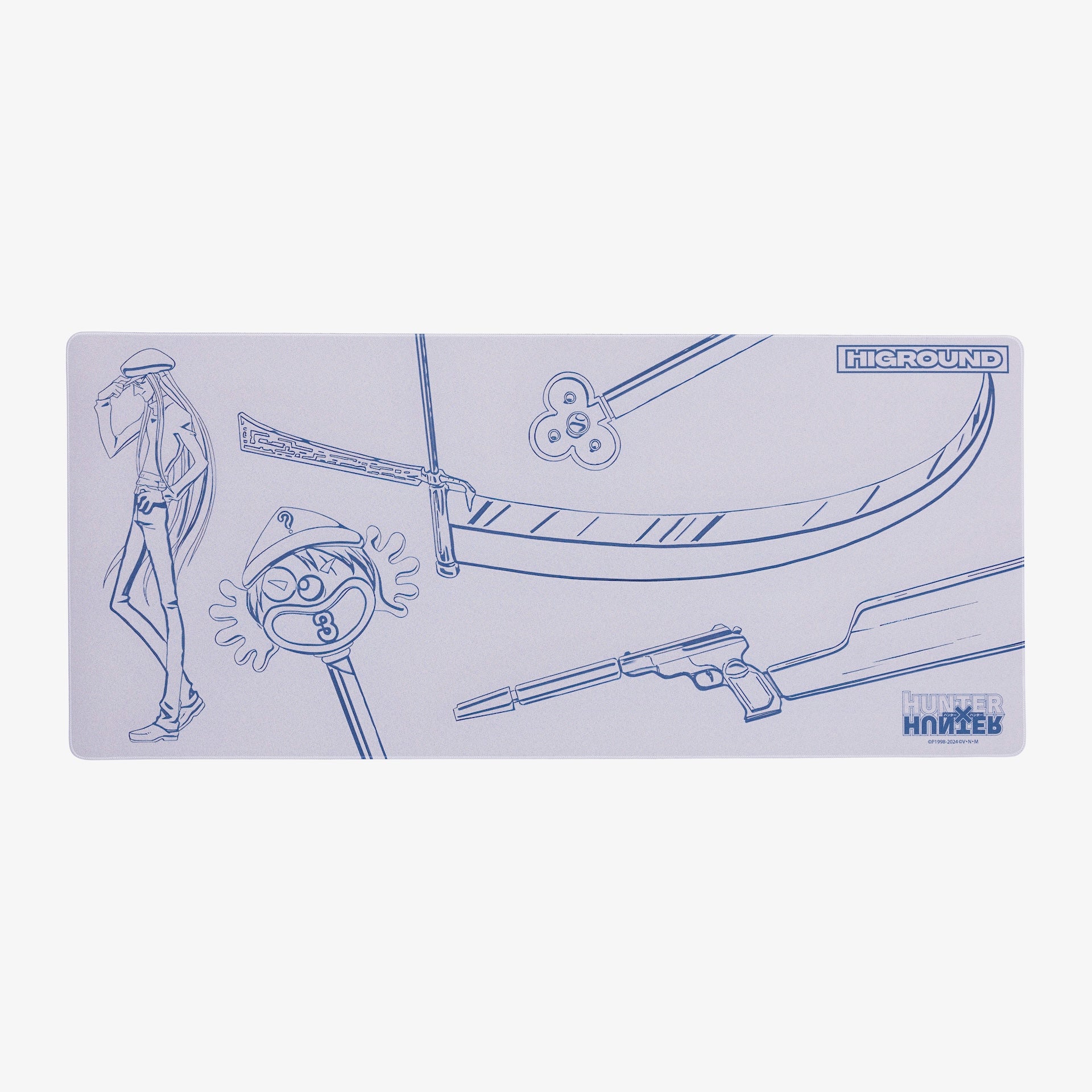 HxH x HG Large Gaming Mouse Pad with Kite Design - Perfect for PC, Laptop & Office Workstations