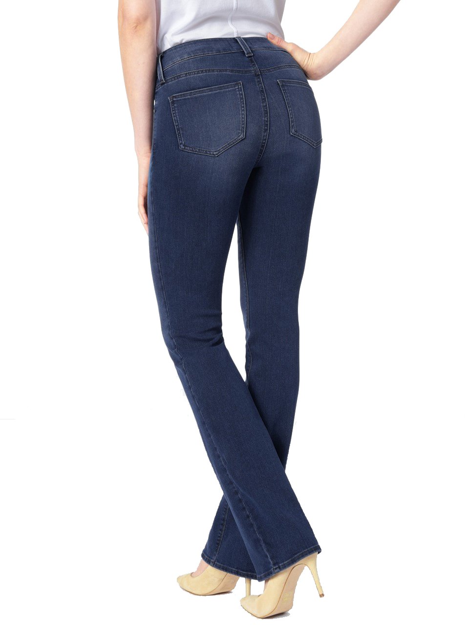 NYDJ Women's Billie Mini Bootcut Jeans - Future Fit Stretch Denim for Comfort & Style | Perfect for Work, Casual Outings & Everyday Wear