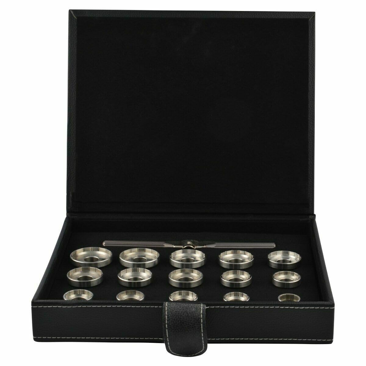 **15-Piece Watch Case Back Opener Kit - Compatible with Breitling Watches | Professional Watch Repair Tool for Watchmakers & DIY Enthusiasts | Perfect for Watch Battery Replacement & Maintenance**