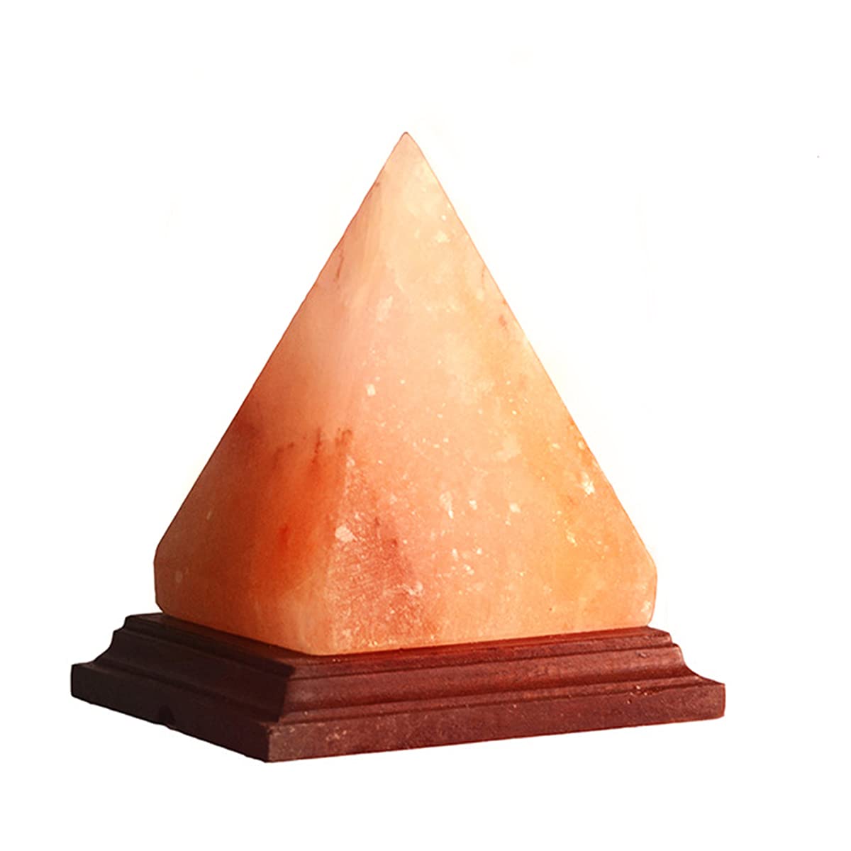 Himalayan Pink Salt Lamp - Natural Sea Salt Rock Lamp with 7-Color Changing & Pyramid Shape for Home, Office, Yoga & Meditation Room - ASLUX Brand