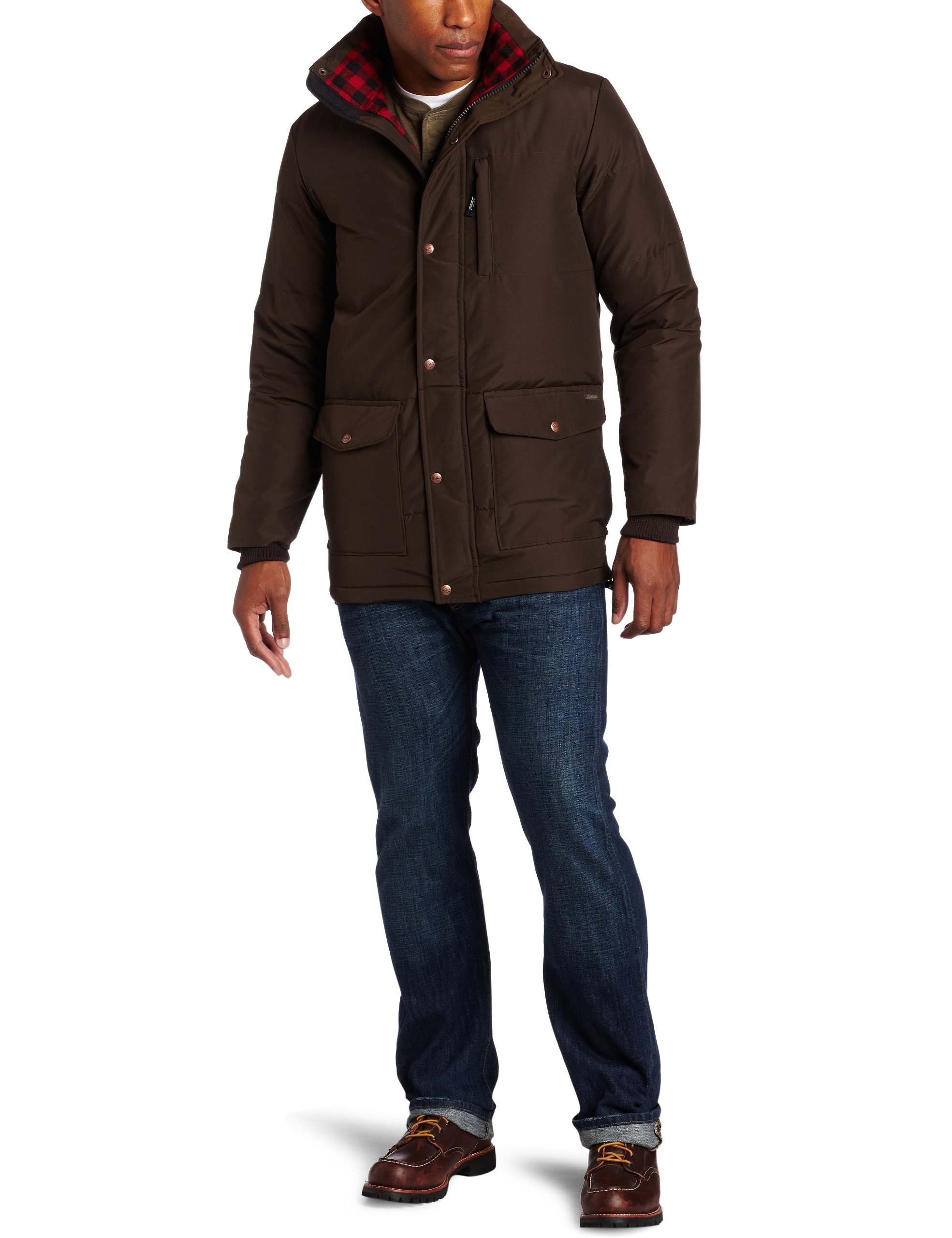 Woolrich Men's Langhorn Jacket - Waterproof Winter Coat for Outdoor Activities, Hiking & Camping