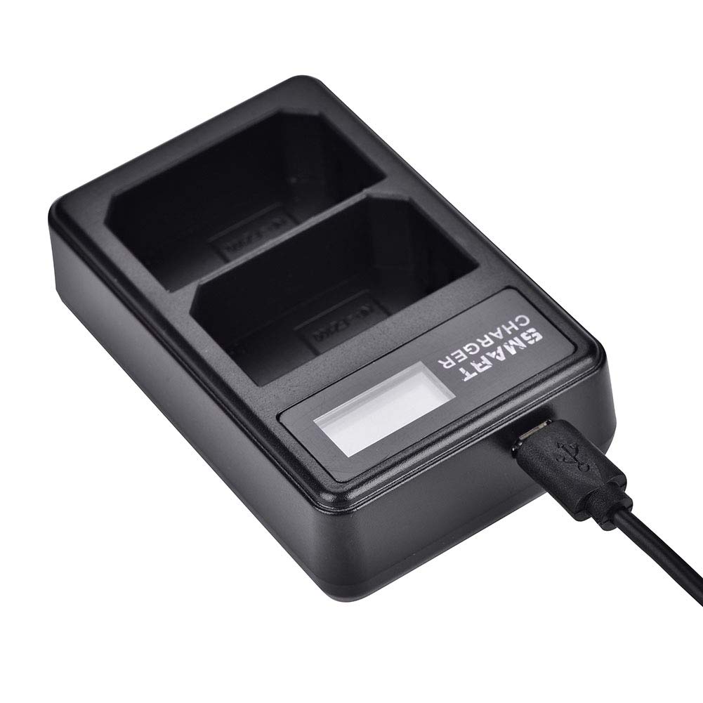 WNSC 2-in-1 USB Camera Battery Charger for Sony NP-FZ100 - Fast Charging with Dual Ports, Compatible with DSLR & Mirrorless Cameras - Perfect for Outdoor Photography, Travel & Vlogging