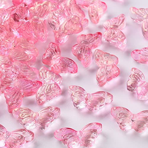 Pink Butterfly-100pcs