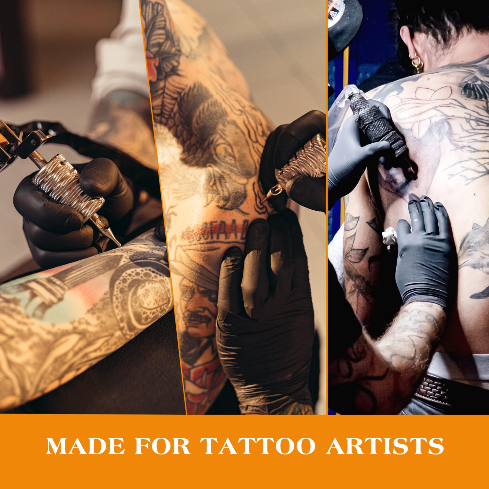 Ruicoo 35Pcs Tattoo Practice Skin Kit with Transfer Paper - 10 Double-Sided Fake Skin Sheets & 25 Stencil Papers for Tattoo Artists & Beginners - Perfect for Home Practice, Tattoo Training & Skill Development