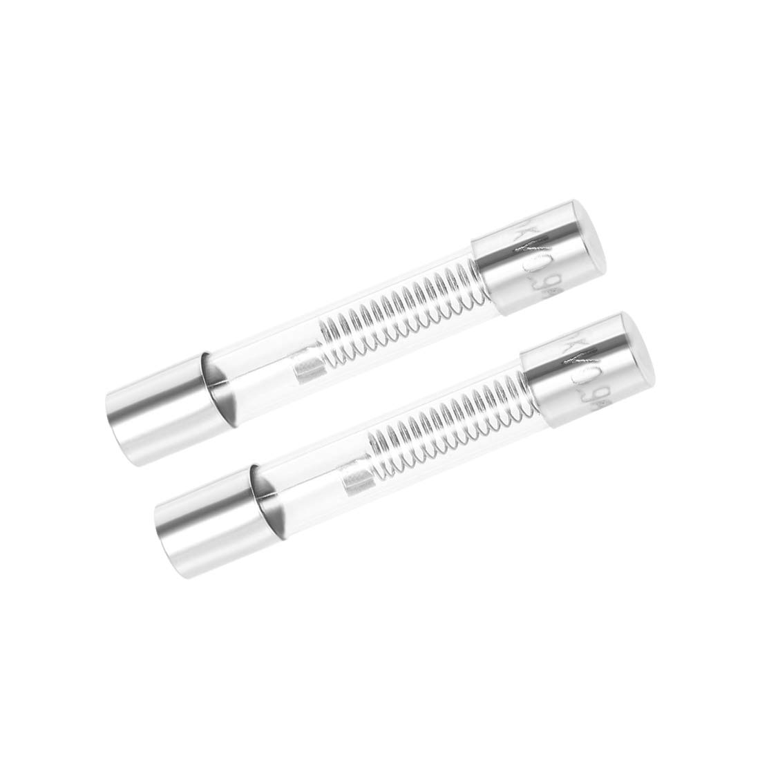 uxcell 0.9A DC 5000V 6mm x 40mm Fast Blow Glass Fuse - 2 Pack for Microwave Oven Repair & Electronics Protection - Perfect for Home Appliances and Circuit Protection