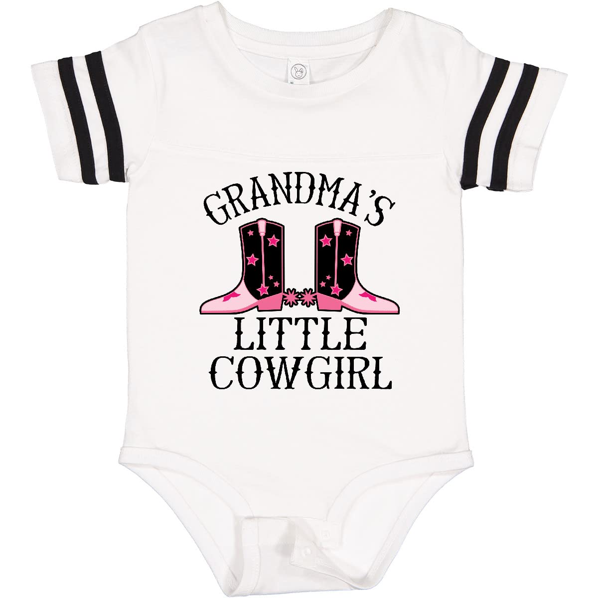 Inktastic Grandma Little Cowgirl Baby Bodysuit - Cute Western Outfit for Infants & Toddlers - Perfect for Cowgirl Themed Parties, Photo Shoots & Everyday Wear