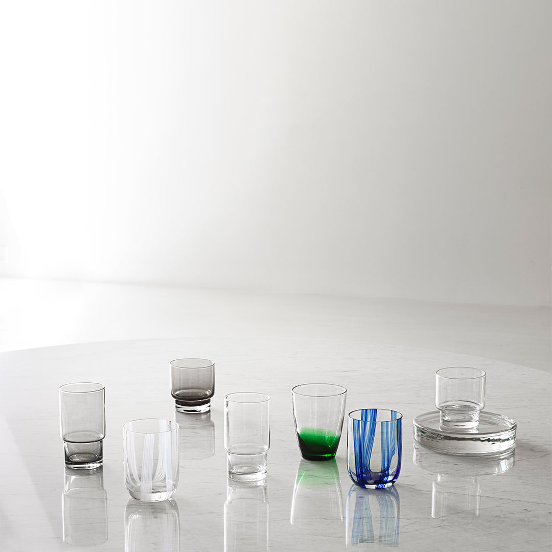 Premium Hue Glass Set of 4 - Shatterproof Drinking Glasses for Cocktails, Juice & Iced Coffee - Perfect for Home Bars, Restaurants & Outdoor Entertaining