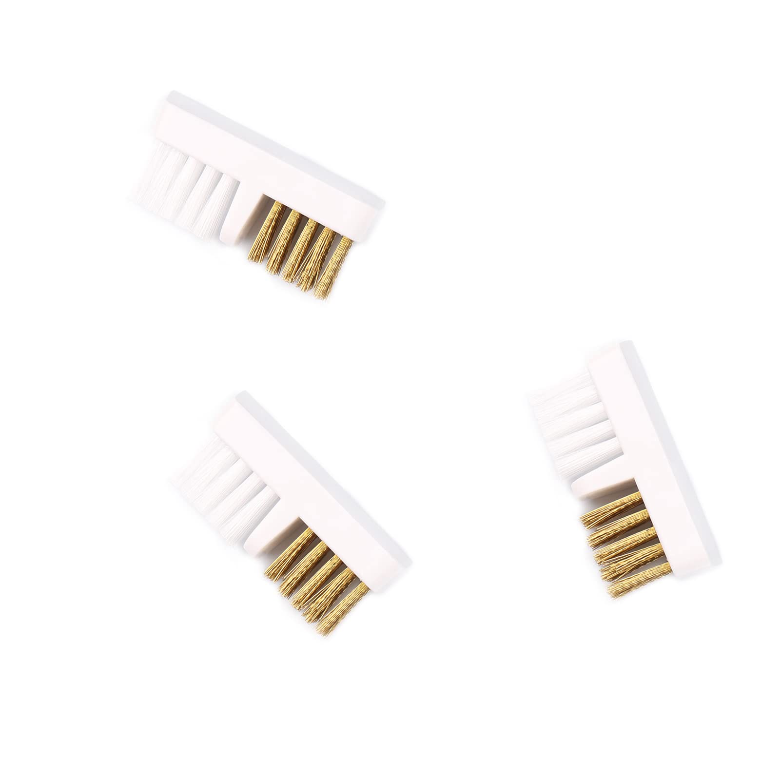 TEONEI Nail Drill Bit Wire Cleaner Brush Set - 3PCS Professional Nail Art Cleaning Tools for Salon & Home Use - Perfect for Manicure, Pedicure & Nail Drill Maintenance
