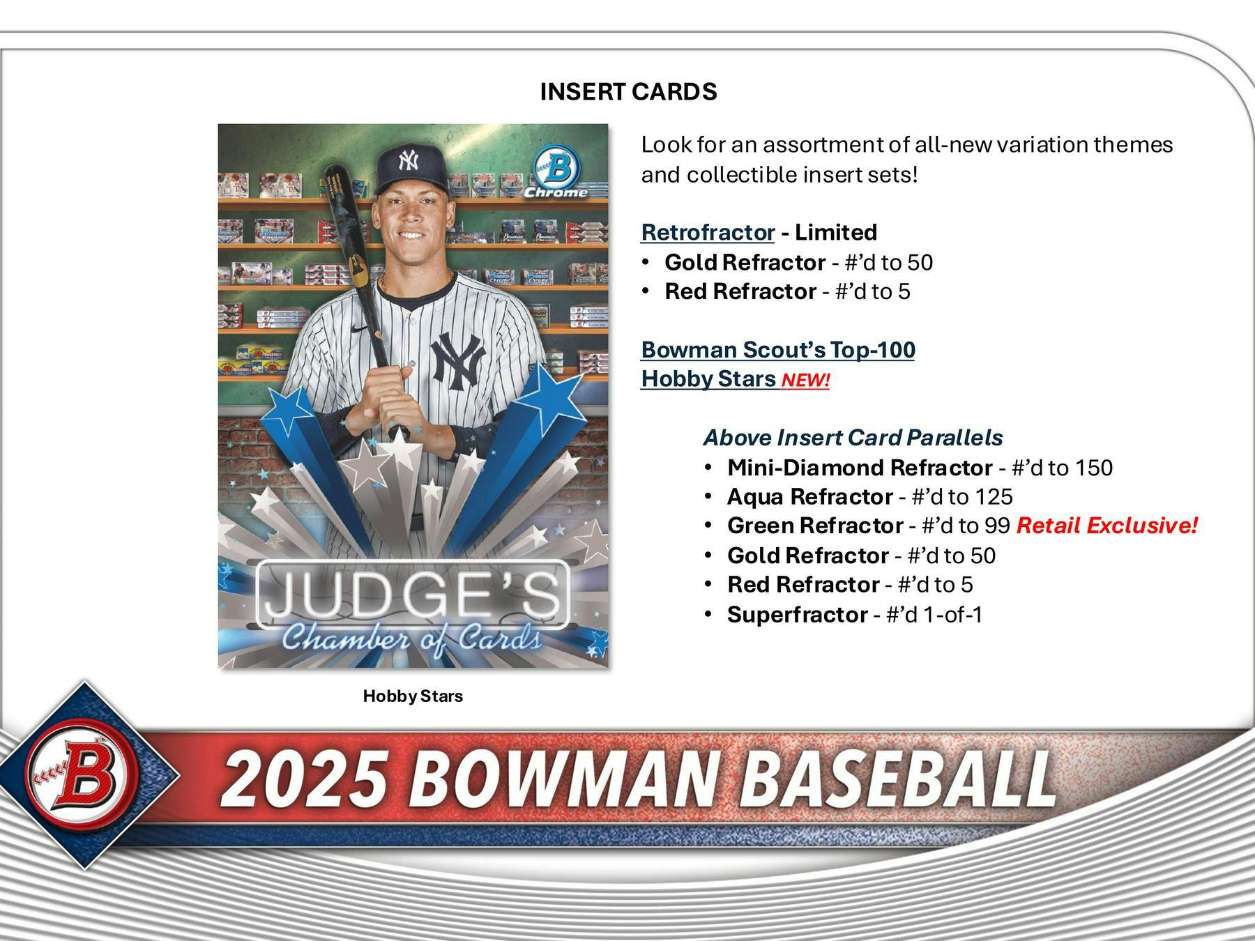 2025 Bowman Baseball 6 Pack Blaster Box - MLB Trading Cards Collection for Kids & Adults - Perfect for Collectors, Gifts & Fantasy Baseball Enthusiasts