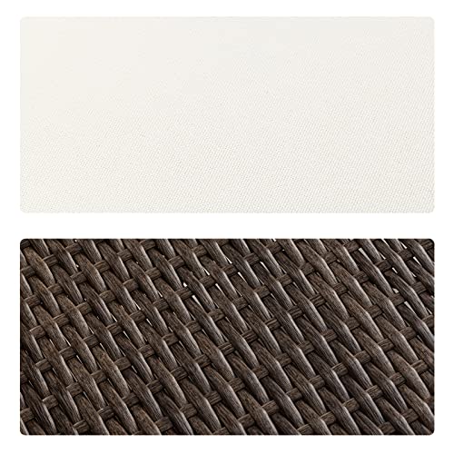Brown Wicker+white