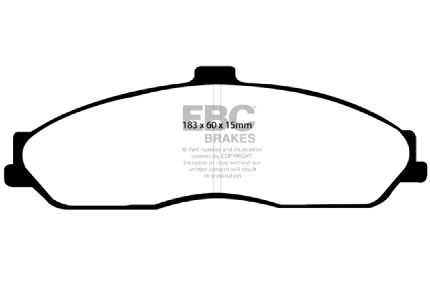 High-Performance EBC Bluestuff S/T Brake Pads for Racing & Track Use – Premium Ceramic Brake Pads for Sports Cars, Muscle Cars & High-Performance Vehicles